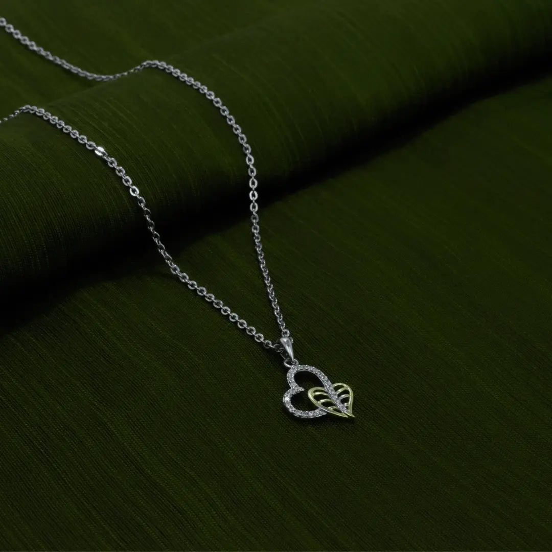 Leaf Heart Pendant