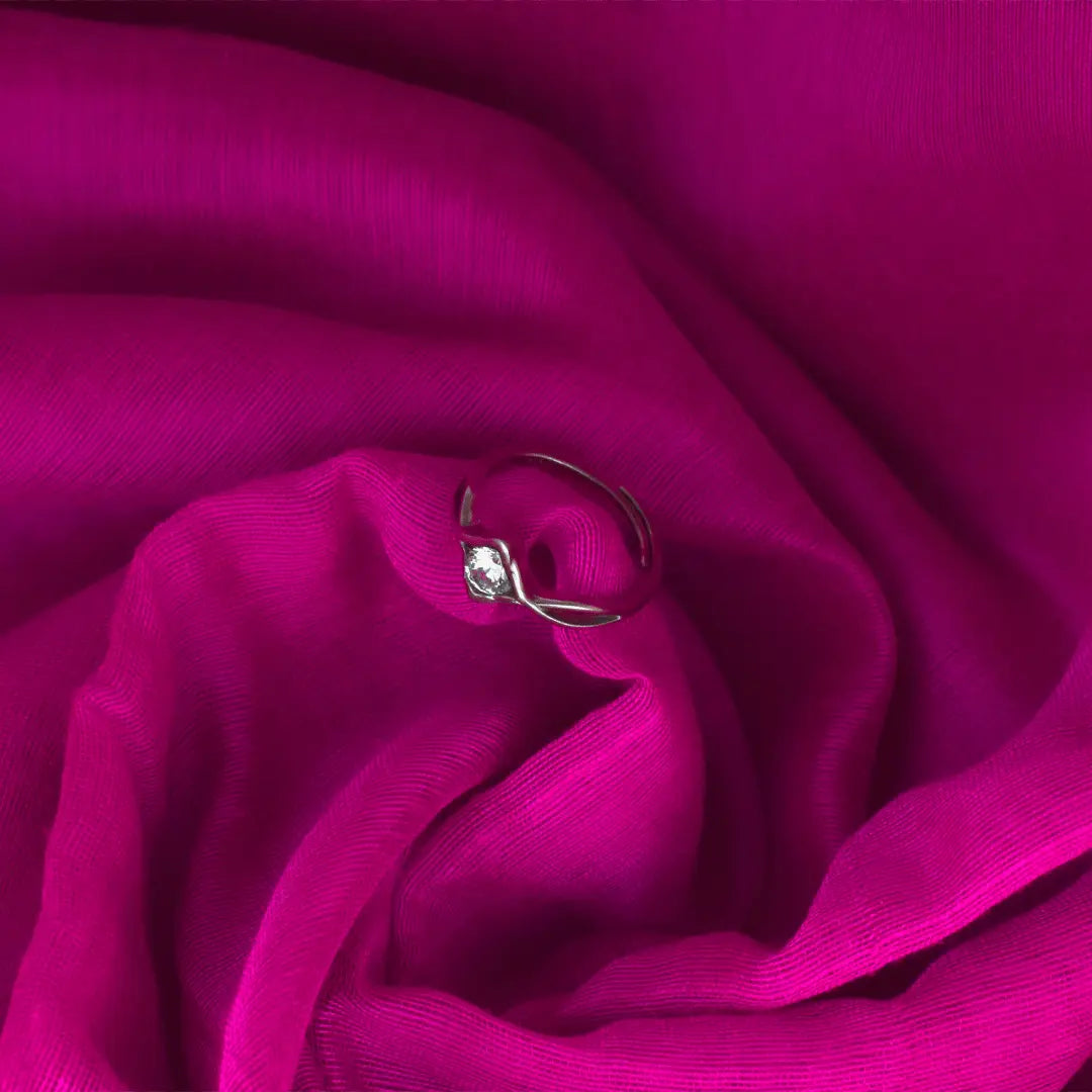 Silver Twisted Promise Ring