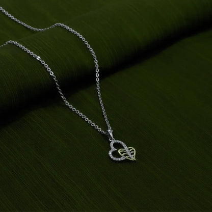 Leaf Heart Pendant