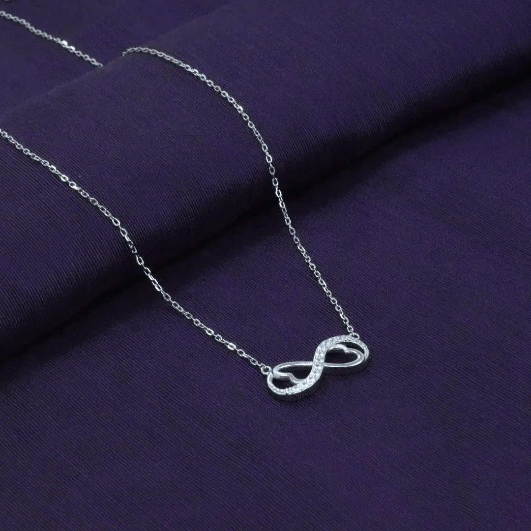 Heart Infinity Necklace