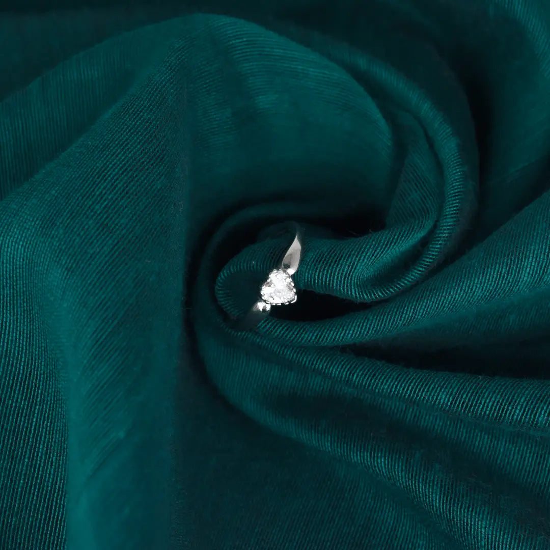 Sparkling Heart Ring