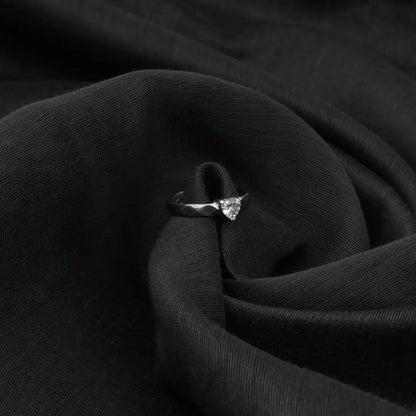 Heart-shaped Carat Ring